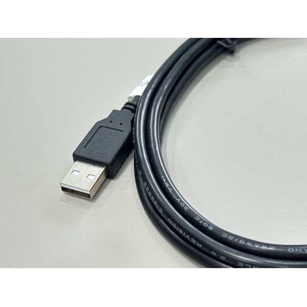 High-speed USB Type A to Type B connector cable for printer, scanner, server, and industrial equipment signal transmission with ferrite core and reliable power supply
