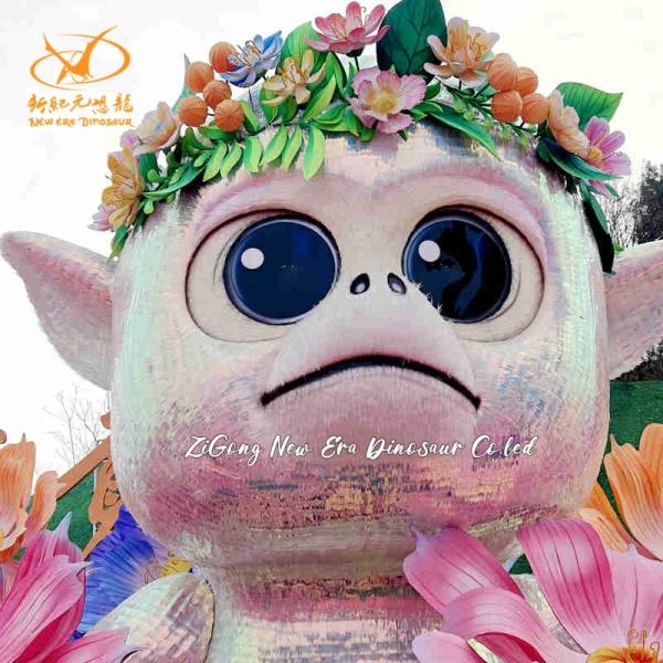 Festival Light Show Colorful Chinese Animal Lanterns Outdoor