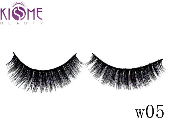 Vivid Long Whispy Mink Fake Eyelashes Multi Lengths Mixed 0.07mm Thickness