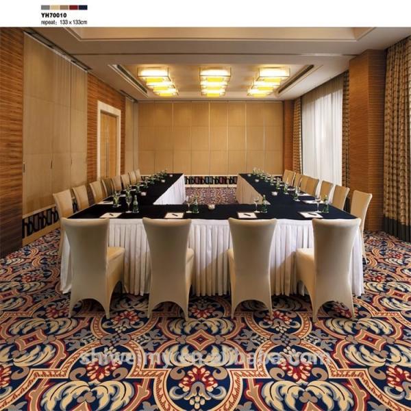Chinese vintage style fireproof wall to wall nylon floor carpet