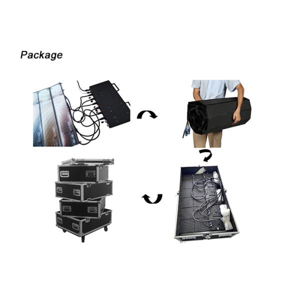 Light Weight P6 Flexible Led Display with Nastionstar Leds for Global Tour