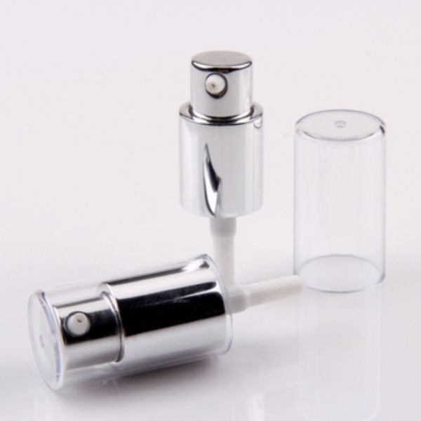 24/28mm Non Spill Cream Pump with Full Protective Cap for Cosmetic Bottles