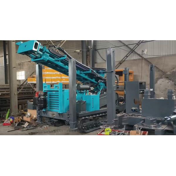 Automatic Deep Wells Diesel Track Drill Rig Machine To Farm / Plantation