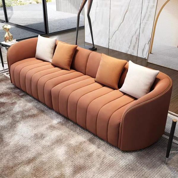 Piano Key Hotel Room Sofa Modern  Flannelette Sofa