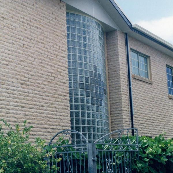 Кристалловые блоки Мозаичная плитка Декоративная перегородка Плотное стекло Кирпичная завеса