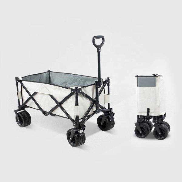 150kg Capacity Collapsible Folding Camping Wagon 87x48x75cm