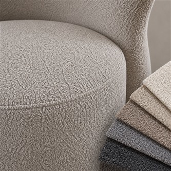 Sculptural Modern 1-Seater Upholstered Swivel Chair TR-H004