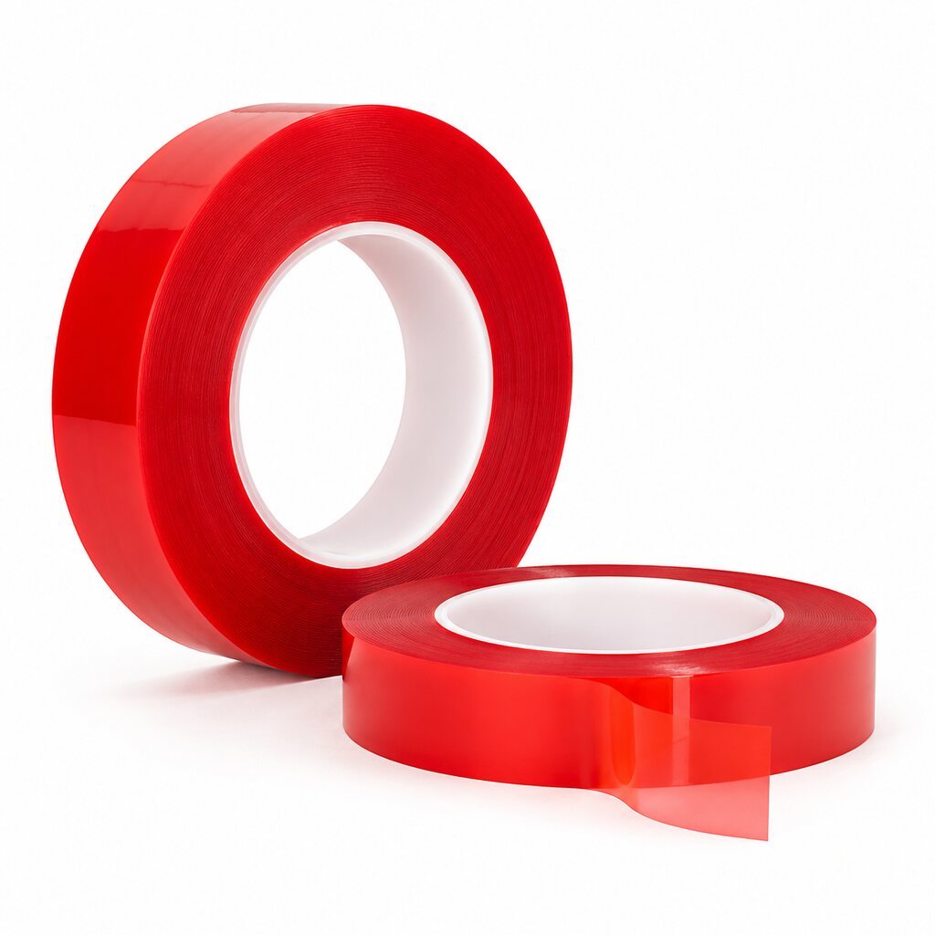 Red PET High Temperature Tape (Red Polyester Masking Tape / Red Powder Coating Tape / High-Visibility Process Protection Tape) – For Grounding Points, No-Spray Areas & PCB Masking