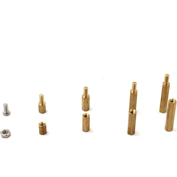 Мужчина Женщина Нить Стандофф латуни Hex для управления ПХБ доски Непроверенная латуни поддержка