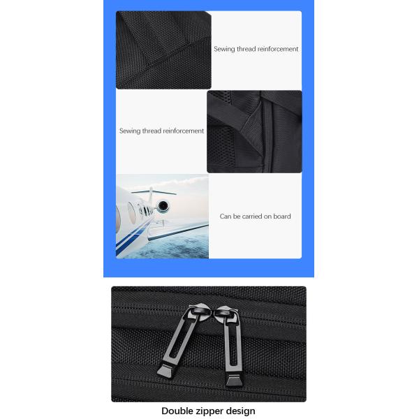 Custom Design Business Mens Laptop Bags USB Charging Backpack Big Capacity