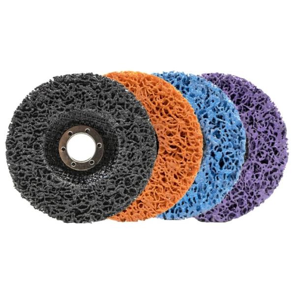 Poly Strip Disc Abrasive Angle Grinding Wheel Roll Lock Strip Clean Discs Removal of Rust Paint and Flaking Materials
