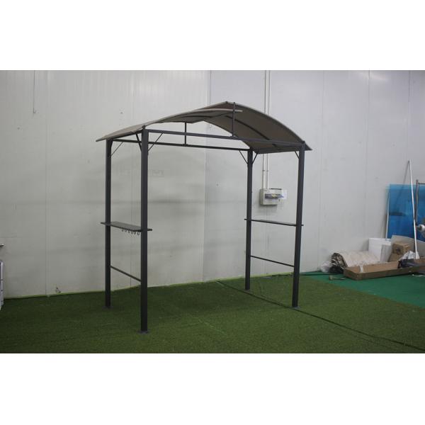 PA Coated Sail Finishing Metal Awning Canopy All Weather Sun Shade Shelter for BBQ Pavilion