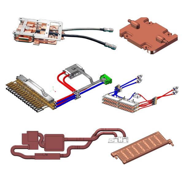 720kW Water Cooling Plate for Full Liquid Cooled Charging Pile Rectifier Cabinet