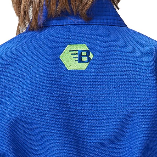 Children's 380GSM Pearl Weave BJJ Gi 100% Cotton Brazilian Jiu Jitsu Kimono with Custom Embroidered Logo