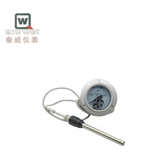 4inch Bimetal Liquid Pressure Thermometer Process Industry Type