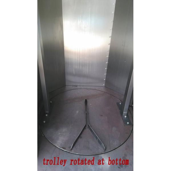 Electric Gas Diesel Oil 380V/220V 32 Trays Bakery Rotary Oven With Trays And Trollery
