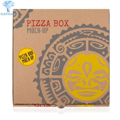 A motocicleta Logo UniqUe Take barato imprimindo feito sob encomenda afastado personalizou caixas de transporte onduladas da pizza