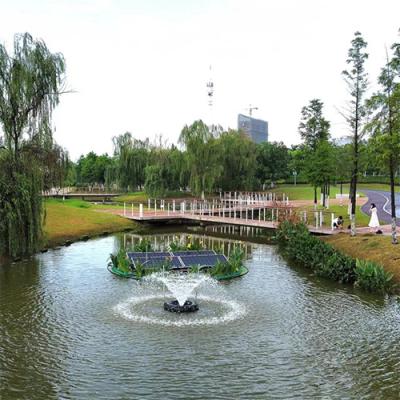 High Efficiency Solar Powered Pond Aerator 380V 0.5KW Solar Fish Pond Aerator