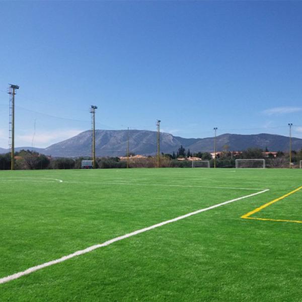 Высококачественный футбольный искусственный газон 45 мм 150 швов/м Тёмно-зеленый искусственный газон