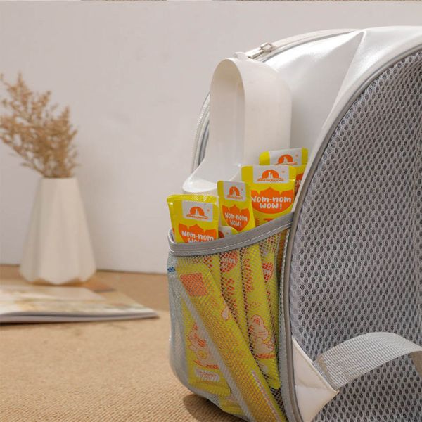 Cat Backpack Carrier Wholesale, Ventilated PU Pet Travel Backpack OEM ODM Custom Logo