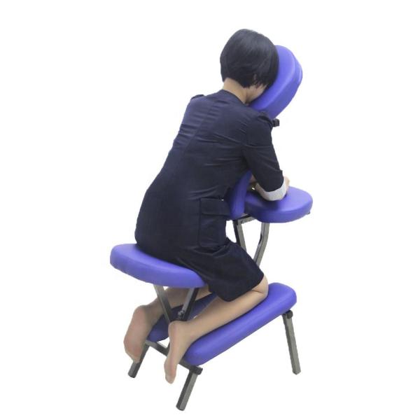 Customized Logo Blue Master Massage Professional Portable Massage Chair with Function and Manual-Wired Control