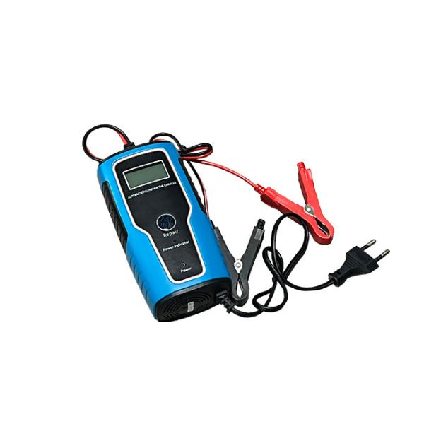 6A 12A 12V свинцово-кислотный двигатель зарядное устройство батареи с светодиодным дисплеем 50 Гц Автоматический адаптер питания
