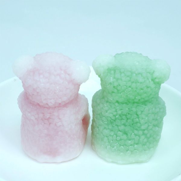 Giant Jumbo Bear Wax Bottle Candy - Viral TikTok ASMR Crunchy Edible Wax with Bursting Fruit Liquid Filling