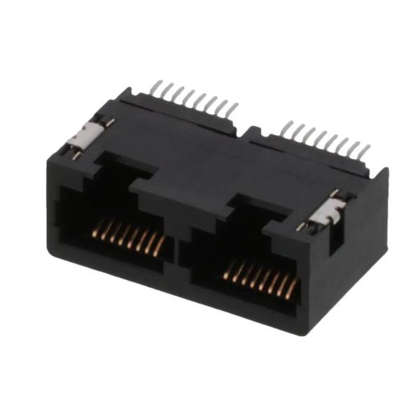 2 Ports 441930003 Low Profile Modular Jacks and Plugs Surface Mount