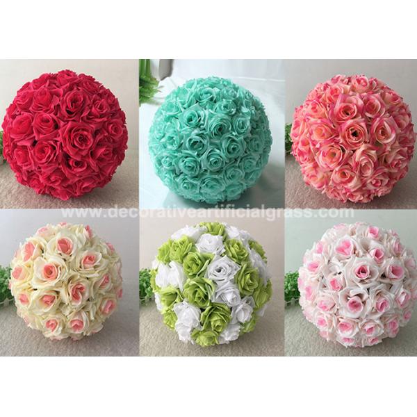 8 поддельные цветки шарика ткани шелка шариков цветка вися целуя