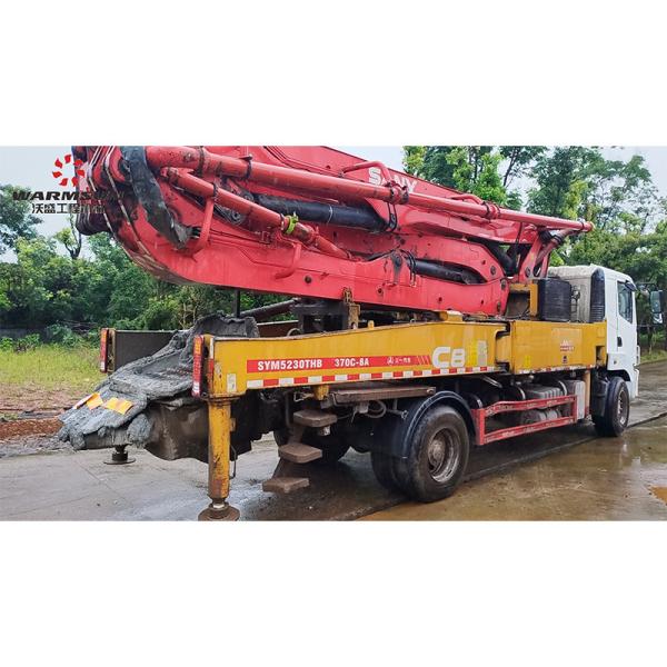 Moteur diesel type de puissance 2019 modèle 37M camion de pompage de béton utilisé SYM5230THB pour SANY