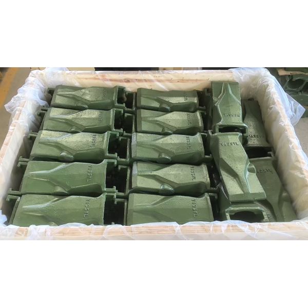 Dientes de cuchara para trabajo pesado V43, compatibles con excavadoras CAT E330/E336, Hitachi ZX350, dientes de pala resistentes al desgaste de acero aleadoV43RC、V43SYL、V43PN、V43SDX、V43ARH