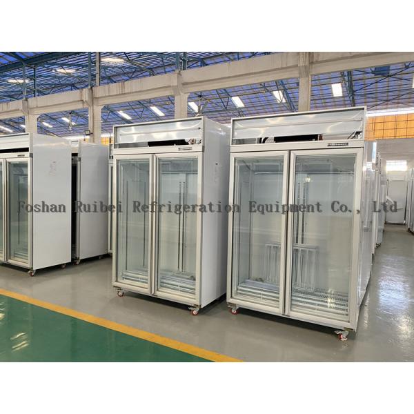 R290 Supermarket Upright Refrigerated Showcase Freezer