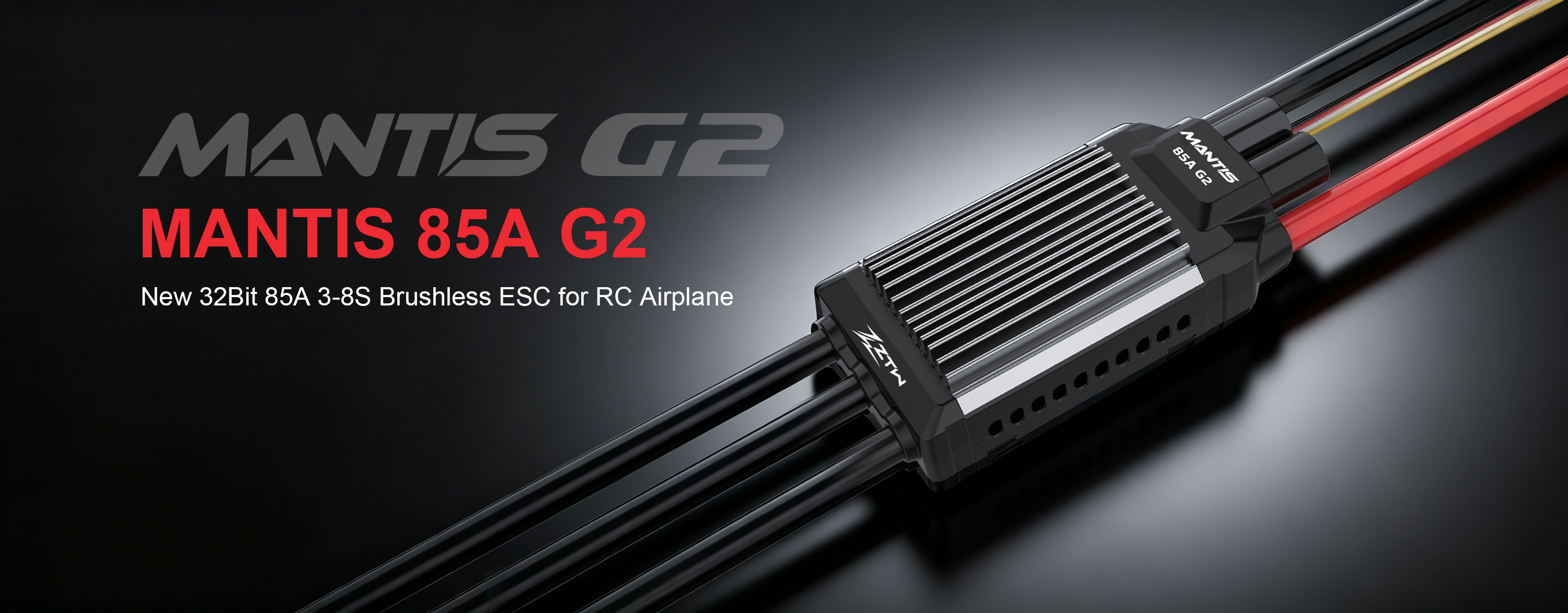 Mantis ESC 85A SBEC G2 3-8S Drone Motor ESC With 8A BEC For 90mm EDF