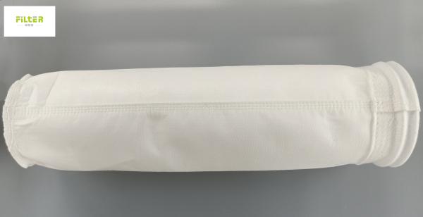 saco de filtro industrial do poliéster de 500g 550GSM para plantas do cimento