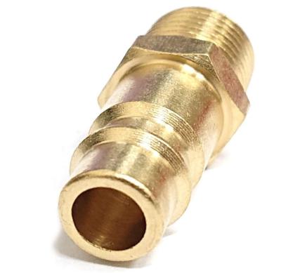 Pro V-estilo alto do jogo do acoplador & da tomada do fluxo, 1/4 dentro. O NPT, rápido de bronze contínuo conecta os encaixes do ar ajustou-se