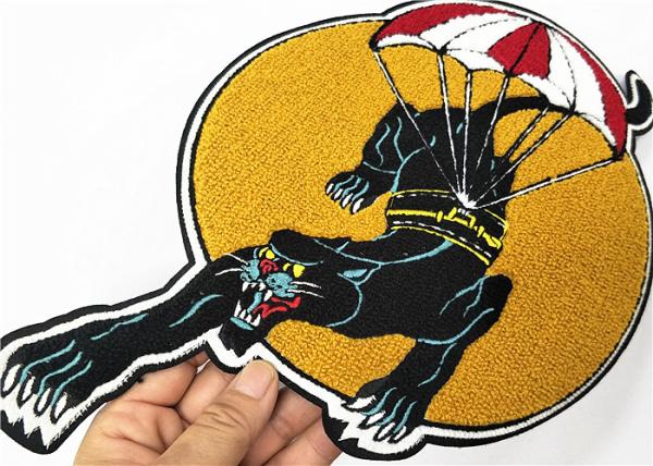 Large Bear Chenille Varsity Patches For Jackets 8 Tall Felt Material
