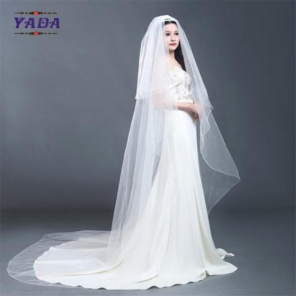 Дорогая атласная ручная вышивка бусы платья цвет элегантное свадебное платье невесты