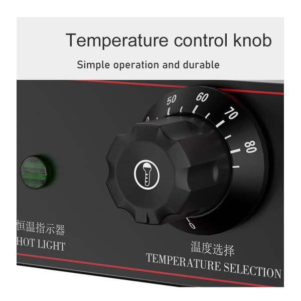 Буфет из нержавеющей стали Обогрев Bain Marie для ресторанов Сервирование Растительное питание