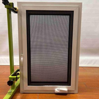 Sturdy Weather Resistant Aluminium Double Glazing Tempered Glass Double Hung Window White