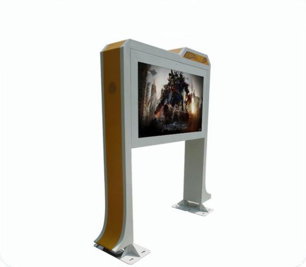 Industrial Level Outdoor Digital Signage Advertising Displays 55 Inch Touch Function