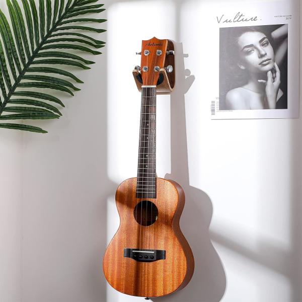 Wooden Handmade Unique Design Bent Wood Guitar Hanger Acoustic Guitar Accessories