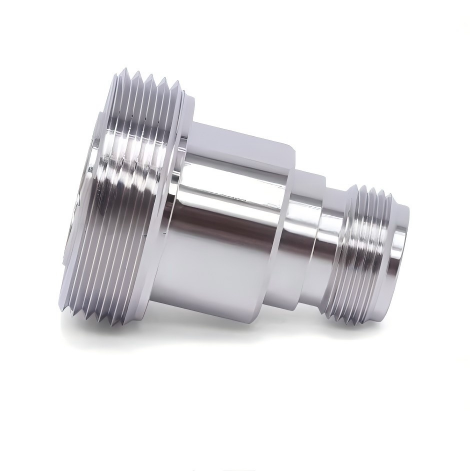 DC-6GHz 50 ohm Gold-plated Brass RF Adapter DIN/N-KK Female to Female Coaxial Adapter