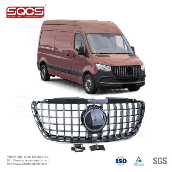 Grille de voiture 124*48*50 pour Mercedes Sprinter W907 W910 2018- 2019-2021Y OE 9108852600-2 et matériau durable