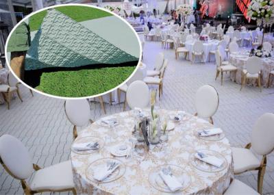 Portable Event 400mm 700 sqm PP Interlocking Tent Flooring