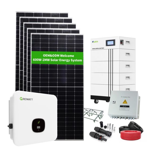 Competitive Price 30KW Hybrid Solar Power System 30KVA Solar Generator Rooftop Solar System With Battery 30KW