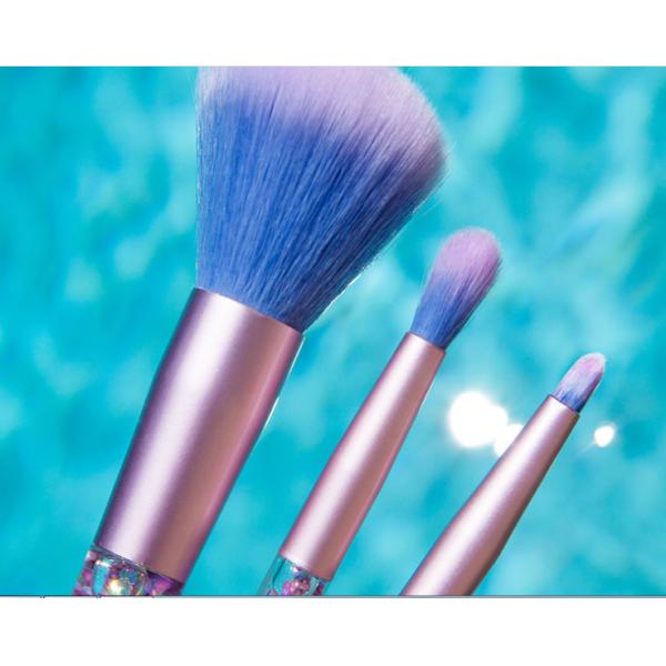 Fantastic  professional liquid plastic handle makeup brush sets