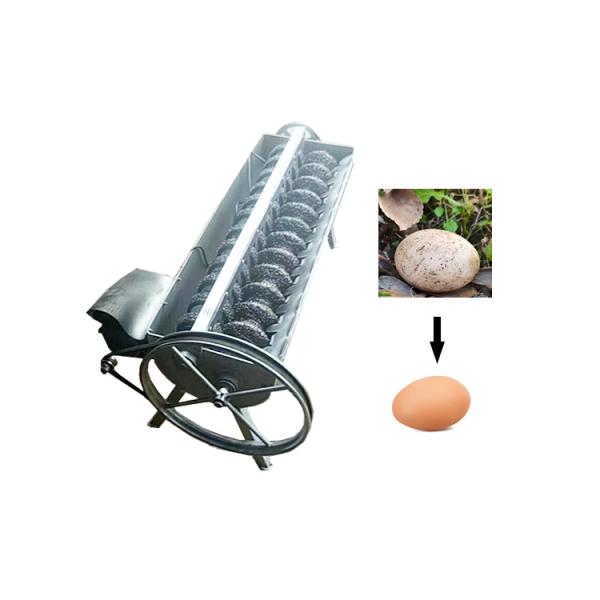 Mini cheap Yellow mud egg washing machine for home/farm use