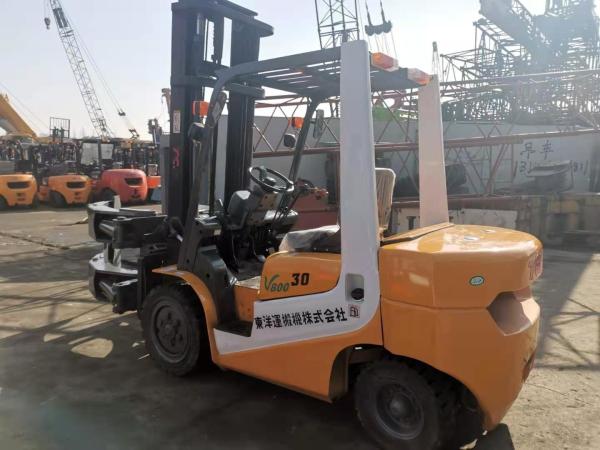 Tcm 3T Second Hand Forklift 2402mm Turning Radius