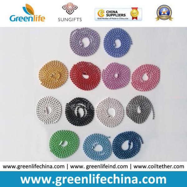 2.4mm Metal Fashionable Colors Ball Chain Room Divider with Connector