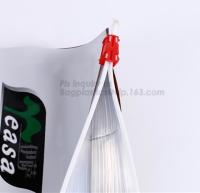 os sacos Reclosable da parte inferior lisa dos sacos da maca de gato pescam o malote de empacotamento de empacotamento do deleite do saco da alimentação do saco da alimentação, zíper do fechamento do slider